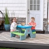 image:imageStep2 Sun amp Shade Kids Picnic Table with Removeable Umbrella IndoorOutdoor Toys Fits 4 Children Made of Durable Plastic For Toddlers 154 Years Old