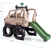 image:imageStep2 Truck Climber Kids Outdoor Playset Backyard Playground Set Slide amp Climbing Wall Outside Jungle Gym for Toddlers 25 Years Old