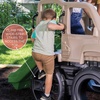 image:imageStep2 Truck Climber Kids Outdoor Playset Backyard Playground Set Slide amp Climbing Wall Outside Jungle Gym for Toddlers 25 Years Old