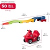 image:imageStep2 Up amp Down Roller Coaster Kids Ride On Toy Push Car IndoorOutdoor Playset Made of Durable Plastic Max Weight 50 lbs for Toddlers 25 Years Old Gray amp BlueRed