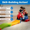image:imageStep2 Up amp Down Roller Coaster Kids Ride On Toy Push Car IndoorOutdoor Playset Made of Durable Plastic Max Weight 50 lbs for Toddlers 25 Years Old Gray amp BlueRed
