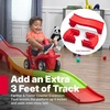 image:imageStep2 Up amp Down Roller Coaster Kids Ride On Toy Push Car IndoorOutdoor Playset Made of Durable Plastic Max Weight 50 lbs for Toddlers 25 Years Old Gray amp BlueRed