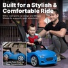 image:imageStep2 Whisper Ride Cruiser Kids Push Car Ride On Toy Stroller Substitute Includes Seat Belt amp Horn Made of Durable Plastic Max Weight 50 lbs For Toddlers 154 Years Old PinkBlue