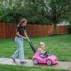 image:imageStep2 Whisper Ride Cruiser Kids Push Car Ride On Toy Stroller Substitute Includes Seat Belt amp Horn Made of Durable Plastic Max Weight 50 lbs For Toddlers 154 Years Old PinkPink