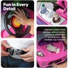 image:imageStep2 Whisper Ride II Kids Push Car RideOn Car with Seat Belt and Horn Quick Fold Handle Stroller Alternative Toddlers and Preschoolers Ages 18 Months BluePink