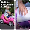 image:imageStep2 Whisper Ride II Kids Push Car RideOn Car with Seat Belt and Horn Quick Fold Handle Stroller Alternative Toddlers and Preschoolers Ages 18 Months BluePink