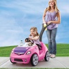 image:imageStep2 Whisper Ride II Kids Push Car RideOn Car with Seat Belt and Horn Quick Fold Handle Stroller Alternative Toddlers and Preschoolers Ages 18 Months BluePink