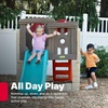 image:imageStep2 Woodland Climber II Kids Playset Ages 2 6 Years Old Toddler Slide and Climbing Wall Outdoor Playground for Backyard Sturdy Plastic Frame Easy Set UpPlayset