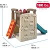 image:imageStep2 Woodland Climber II Kids Playset Ages 2 6 Years Old Toddler Slide and Climbing Wall Outdoor Playground for Backyard Sturdy Plastic Frame Easy Set UpPlayset
