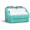 image:imageStep2 2in1 Toy Box amp Art Lid Kids Toy Storage Bin amp Organizer Easel amp Chest in One Made of Durable Plastic For Toddlers 2 Years Old TanMint