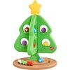 image:imageStep2 My First Christmas Tree Kids Interactive Holiday Toy 12 Colorful Plastic Ornaments to Decorate Mini Train Set Circles the Skirt Made of Durable Plastic For Toddlers 15 Years OldOpaque Ornaments