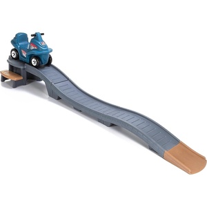 image:imageStep2 Up amp Down Roller Coaster Kids Ride On Toy Push Car IndoorOutdoor Playset Made of Durable Plastic Max Weight 50 lbs for Toddlers 25 Years Old Gray amp BlueGray  Blue