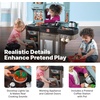 image:imageStep2 Best Chefs Kids Kitchen Playset IndoorOutdoor Kitchenette Interactive Play with Lights and Sounds Made of Durable Plastic Includes 25 Piece Toy Accessories For Toddlers 2 Years OldBest Chefs Kitchen