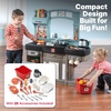 image:imageStep2 Best Chefs Kids Kitchen Playset IndoorOutdoor Kitchenette Interactive Play with Lights and Sounds Made of Durable Plastic Includes 25 Piece Toy Accessories For Toddlers 2 Years OldBest Chefs Kitchen