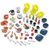 image:imageStep2 Elegant Edge Kids Kitchen Playset IndoorOutdoor Kitchenette Interactive Play with Lights and Sounds Made of Durable Plastic Includes 78 Piece Toy Accessories For Toddlers 3 Years OldKitchen Set