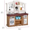 image:imageStep2 Fun with Friends Kids Kitchen Playset IndoorOutdoor Kitchenette with Lights amp Sounds Durable Plastic 25Piece Toy Accessories Toddlers 2 Years GrayTan