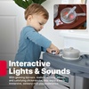 image:imageStep2 Fun with Friends Kids Kitchen Playset IndoorOutdoor Kitchenette with Lights amp Sounds Durable Plastic 25Piece Toy Accessories Toddlers 2 Years GrayGray