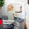 image:imageStep2 Fun with Friends Kids Kitchen Playset IndoorOutdoor Kitchenette with Lights amp Sounds Durable Plastic 25Piece Toy Accessories Toddlers 2 Years GrayGray