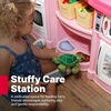 image:imageStep2 Fun with Friends Kids Kitchen Playset IndoorOutdoor Kitchenette with Lights amp Sounds Durable Plastic 25Piece Toy Accessories Toddlers 2 Years GrayPink