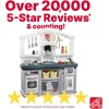 image:imageStep2 Fun with Friends Kids Kitchen Playset IndoorOutdoor Kitchenette with Lights amp Sounds Durable Plastic 25Piece Toy Accessories Toddlers 2 Years GrayGray