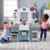 image:imageStep2 Gilded Gourmet Kids Kitchen Playset IndoorOutdoor Kitchenette Interactive Play with Lights and Sounds Made of Durable Plastic Includes 20 Piece Toy Accessories for Toddlers 2 Years OldTimeless Trends Kitchen