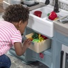 image:imageStep2 Gilded Gourmet Kids Kitchen Playset IndoorOutdoor Kitchenette Interactive Play with Lights and Sounds Made of Durable Plastic Includes 20 Piece Toy Accessories for Toddlers 2 Years OldTimeless Trends Kitchen