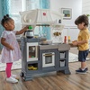 image:imageStep2 Gilded Gourmet Kids Kitchen Playset IndoorOutdoor Kitchenette Interactive Play with Lights and Sounds Made of Durable Plastic Includes 20 Piece Toy Accessories for Toddlers 2 Years OldGilded Gourmet Kitchen