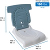 image:imageStep2 Kids Shell Flip Seat Portable Outdoor Chair for Poolside Camping Beach Stadium Providing Back Support Made of UV20 Durable Plastic MintAqua