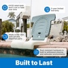 image:imageStep2 Kids Shell Flip Seat Portable Outdoor Chair for Poolside Camping Beach Stadium Providing Back Support Made of UV20 Durable Plastic MintAqua