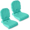 image:imageStep2 Kids Shell Flip Seat Portable Outdoor Chair for Poolside Camping Beach Stadium Providing Back Support Made of UV20 Durable Plastic MintMint