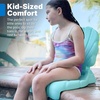 image:imageStep2 Kids Shell Flip Seat Portable Outdoor Chair for Poolside Camping Beach Stadium Providing Back Support Made of UV20 Durable Plastic MintMint