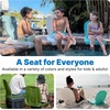 image:imageStep2 Kids Shell Flip Seat Portable Outdoor Chair for Poolside Camping Beach Stadium Providing Back Support Made of UV20 Durable Plastic MintMint