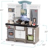 image:imageStep2 Lifestyle Dream Kids Kitchen Playset IndoorOutdoor Kitchenette Interactive Play with Lights and Sounds Made of Durable Plastic 37 Piece Toy Accessories Toddlers 2 Years Old GrayGray