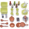 image:imageStep2 Modern Metro Kitchen Set for Kids  Includes 30 Toy Kitchen Accessories Interactive Features for Pretend Play  IndoorOutdoor Toddler Playset  Dimensions 4475 H x 465 W x 135 D