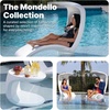 image:imageStep2 Mondello InPool Side Table OutdoorIndoor Waterproof Pool amp Patio Furniture Made of Durable Plastic White