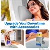 image:imageStep2 Mondello Lounger with Removable Shade Stylish Poolside Lounger FadeResistant Waterproof Patio Furniture for Sun Shelf Use in Pools up to 15Inches of Water Weighted WhiteChair
