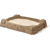 image:imageStep2 Naturally Playful Sandbox II Kids Sand Activity Sensory Play Pit Summer Outdoor Toys 7 Piece Water Toy Accessories for Toddlers 1 Years OldNaturally Playful Sandbox