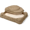 image:imageStep2 Naturally Playful Sandbox II Kids Sand Activity Sensory Play Pit Summer Outdoor Toys 7 Piece Water Toy Accessories for Toddlers 1 Years OldNaturally Playful Sandbox