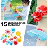 image:imageStep2 Rain Showers amp Flow Kids Water Table Outdoor Toddler Activity Table 15Piece Accessory Set Ages 15 Years Old Multicolor Gray Blue Red