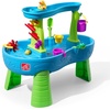 image:imageStep2 Tropical Rainforest Water Table for Kids Toddler Outdoor Sensory Play Table 13 Accessories Ages 18 MonthsRain Showers Splash Pond with Cover