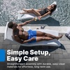 image:imageStep2 Vero Pool Lounger 2Pack Weighted inPool Lounge Chairs for Tanning Ledge and Baja Shelf White