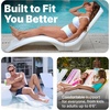 image:imageStep2 Vero Pool Lounger 2Pack Weighted inPool Lounge Chairs for Tanning Ledge and Baja Shelf White