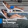 image:imageStep2 Vero Pool Lounger 2Pack Weighted inPool Lounge Chairs for Tanning Ledge and Baja Shelf White