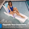 image:imageStep2 Vero Pool Lounger 3Piece Accessories Set Pillow Cup Holder Phone Mount Compatible with Vero Collection BlueBlue