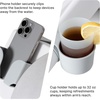 image:imageStep2 Vero Pool Lounger 3Piece Accessories Set Pillow Cup Holder Phone Mount Compatible with Vero Collection BlueBlue