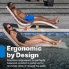 image:imageStep2 Vero Pool Lounger inPool Chaise Lounge Chair for Tanning Ledges up to 12 in Outdoor Patio Chair Weighted Earthy Tan wSpeckTan