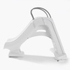 image:imageStep2 Vero Pool Slide OutdoorIndoor Waterproof Patio Furniture NonSlip Steps Hose Attachment Made of Durable Plastic 4 Feet White
