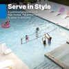 image:imageStep2 Vero Pool Volleyball Net OutdoorIndoor Waterproof Patio Furniture Made of Durable Plastic 1525 Feet White
