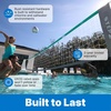 image:imageStep2 Vero Pool Volleyball Net OutdoorIndoor Waterproof Patio Furniture Made of Durable Plastic 1525 Feet White