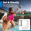 image:imageStep2 Vero Pool Volleyball Net OutdoorIndoor Waterproof Patio Furniture Made of Durable Plastic 1525 Feet White
